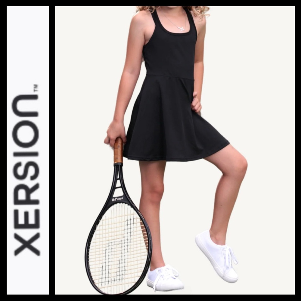 NWT Xersion Black Girl’s Athleisure Dress